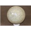 Image 1 : Big Polished 9 lb Light Green SERPENTINE Mineral Sphere