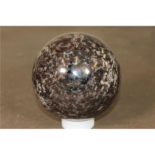 Big Polished 9 lb LEPIDOLITE Mineral Sphere