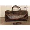 Image 5 : *Brand New* Brown Leather Duffle Bag with an Attachable Strap