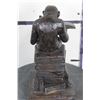 Image 5 : BRONZE Reading CHIMPANZEE Sculpture, Weight 7lbs