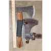 Image 5 : (2) Steel HATCHETS and (1) Steel PICK AXE (ONE$)