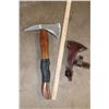 Image 8 : (2) Steel HATCHETS and (1) Steel PICK AXE (ONE$)