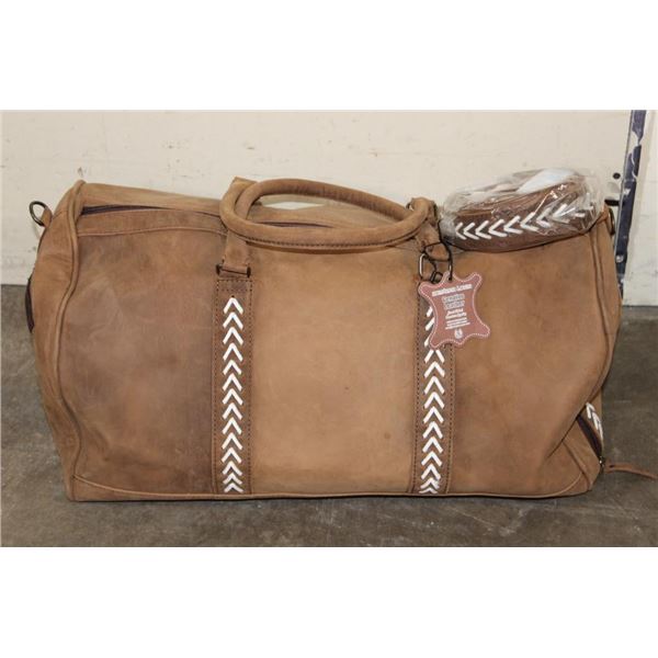 *Brand New* Big Leather Duffle Bag