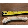 Image 1 : Hand-carved STAG Antler Handle depicting a Rattlesnake Head