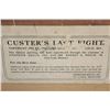 Image 9 : O. Becker's "Custer's Last Fight" Budweiser Lithograph Cardboard Advertisement from 1952