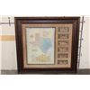 Image 1 : Big Reproduction "Republic of Texas/Alamo" Map and 6 Reproduction Texas Currency Notes