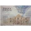 Image 4 : Big Reproduction "Republic of Texas/Alamo" Map and 6 Reproduction Texas Currency Notes
