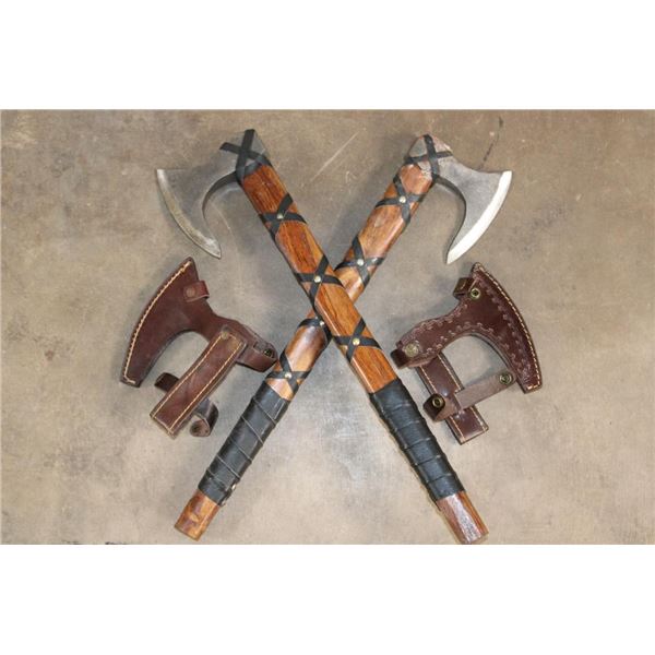 Contemporary Viking Battle AXE with a Carbon Steel Blade