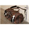 Image 3 : *Brand New* Cow Hide and Brown Leather Duffle Bag