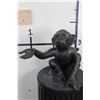 Image 1 : BIG BRONZE MONKEY Sculpture, Weight 11lbs