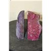 Image 5 : (2) Sets of Dyed Brazilian Agate BOOKENDS (ONE$)