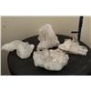 Image 1 : (4) Power Stone CRYSTAL QUARTZ Specimens, Weight: 3 lbs 4 oz (ONE$)