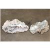 Image 1 : (2) Natural CALCITE and QUARTZ Specimens (ONE$)
