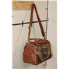 Image 3 : *Brand New* Brindle COW HIDE and Leather Purse with Tooled Accents