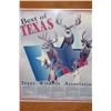 Image 4 : (1)"Best of Texas" Wildlife Association Framed Poster and (1) Framed Deer Print by Don Keller (ONE$)
