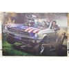 Image 1 : President Ronald Reagan Patriotic Canvas Print on a Wood Frame