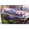 Image 4 : President Ronald Reagan Patriotic Canvas Print on a Wood Frame
