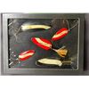 Image 1 : Set of (5) Old Fishing LURES/SPOONS from the 1940's-1950's (ONE$)