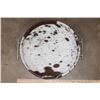 Image 2 : *New* Cow Hide Wrapped Serving or Decorative Tray with Stainless Steel Handles