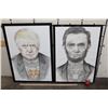 Image 6 : (2) Large Art Print Posters of American Presidents Donald Trump and Abraham Lincoln (ONE$)