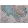 Image 3 : Commemorative MAP "The Republic of Texas-1845" from 1987