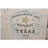 Image 6 : Commemorative MAP "The Republic of Texas-1845" from 1987