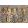 Image 1 : (10) TRILOBITE Fossil Specimens from Morocco (ONE$)