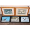 Image 1 : (5) Framed MULE DEER Photo Prints (ONE$)