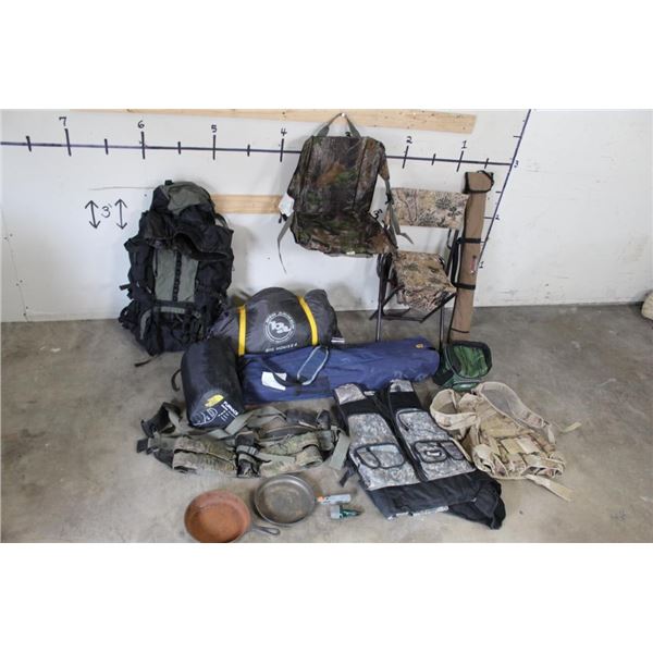 BIG Camping and Hunting Gear Lot (ONE$)
