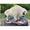 Image 1 : Native American Sacred WHITE BUFFALO Statue