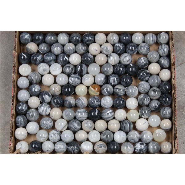 11lbs 11oz of ONYX Semi-Polished Mineral Spheres from Mexico (ONE$)