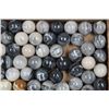 Image 3 : 11lbs 11oz of ONYX Semi-Polished Mineral Spheres from Mexico (ONE$)