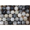 Image 5 : 11lbs 11oz of ONYX Semi-Polished Mineral Spheres from Mexico (ONE$)