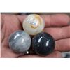 Image 6 : 11lbs 11oz of ONYX Semi-Polished Mineral Spheres from Mexico (ONE$)