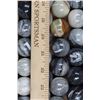 Image 7 : 11lbs 11oz of ONYX Semi-Polished Mineral Spheres from Mexico (ONE$)