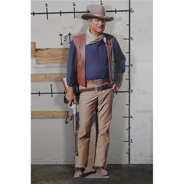 Life-sized John Wayne "The Duke" Cardboard Cutout from 1980