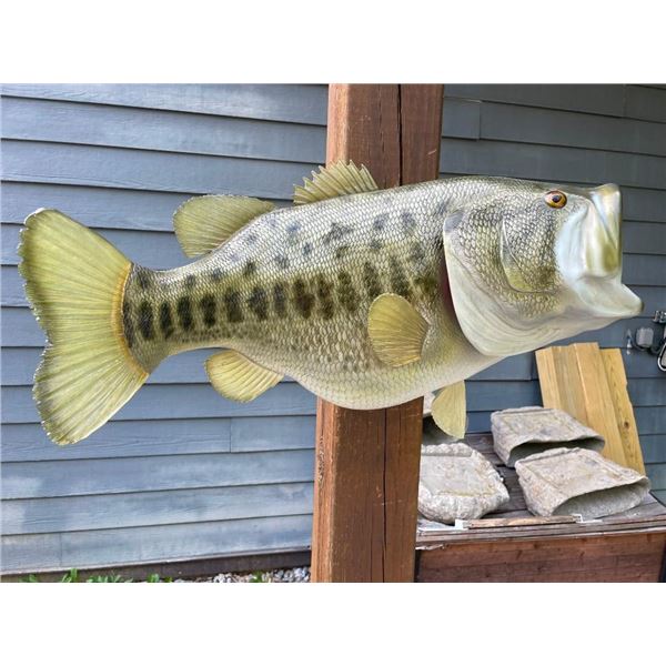 *New* Huge Reproduction LARGE MOUTH BASS Fish Mount