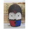 Image 4 : (2) Wooden AFRICAN MASKS, Hand Carved and Painted (ONE$)
