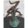 Image 2 : BRONZE FROG Fountain Statue, Weight 4 lbs