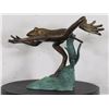 Image 3 : BRONZE FROG Fountain Statue, Weight 4 lbs