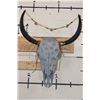 Image 1 : Painted and Embellished YAK Skull