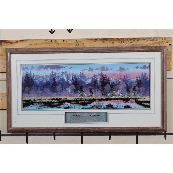 "River Reflections" Original Acrylic Painting Signed and   Personalized by artist Roger Flythe