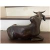 Image 2 : BRONZE Brahman/Zebu COW Statue, Weight: 17 lbs