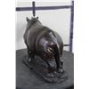 Image 7 : BRONZE RHINOCEROS Sculpture, Weight: 5lbs