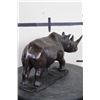 Image 8 : BRONZE RHINOCEROS Sculpture, Weight: 5lbs