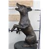 Image 6 : *BIG* BRONZE DOG Sculpture, Weight 12lbs