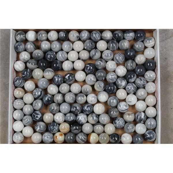 12lbs 5oz of ONYX Semi-Polished Mineral Spheres from Mexico (ONE$)