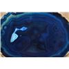 Image 3 : Polished Blue BRAZILIAN AGATE Slice with a Display Stand