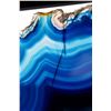 Image 5 : Polished Blue BRAZILIAN AGATE Slice with a Display Stand
