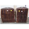 Image 6 : Hand Carved Ironwood or Leadwood ELEPHANT Book Ends from Zimbabwe